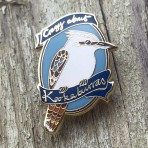 Bridget Farmer | Enamel Pin | Crazy About Kookaburras Bridget Farmer | Enamel Pin | Crazy About Kookaburras